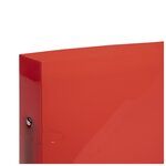 Classeur PP CRISTAL 23X22 2 Anneaux 30mm Ecart.80mm Translucide Assorties x 15 EXACOMPTA