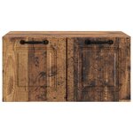 vidaXL Meuble TV mural Bois ancien 59 5 x 41 x 30 cm Bois d'ingénierie