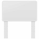 vidaXL Tête de lit Blanc 100 cm Bois d'ingénierie