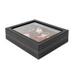 Coffret de collection Nera à 2 compartiments avec fenêtre.