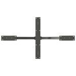 vidaXL Pied de table à manger en forme d'araignée  anthracite  120 x 68 x (72-73) cm  acier