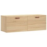 vidaXL Armoire murale chêne sonoma 100x36 5x35 cm bois d'ingénierie
