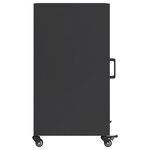 vidaXL Buffet noir 36x39x72 cm acier laminé à froid