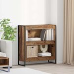 vidaXL Bibliothèque Bois Ancien 80 x 30 x 155 cm Bois d'ingénierie