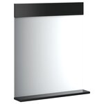 vidaXL Meubles de salle de bain 3 Pièces BERG noir bois de pin massif