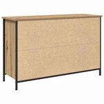 vidaXL Meuble TV chêne artisanal 101 x 35 x 65 cm Bois d'ingénierie