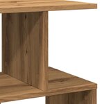 vidaXL Table de chevet chêne artisanal 50x30x51 5 cm bois d'ingénierie