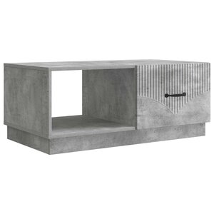 vidaXL Table basse Gris béton 90 x 50 x 37 cm Bois d'ingénierie