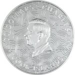 Pièce de monnaie en Argent 100 Dollars g 1000 (1 Kg) Millésime 2025 Topography HAWAII
