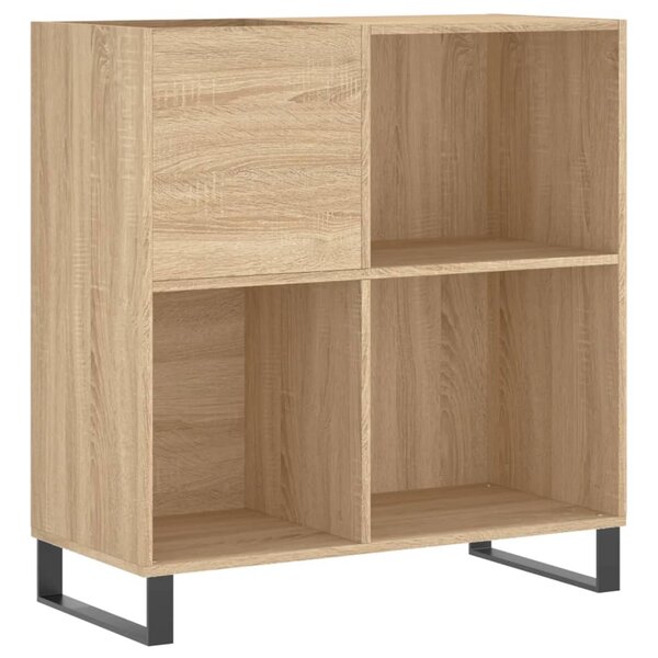 vidaXL Armoire à disques chêne sonoma 84 5x38x89 cm bois d'ingénierie