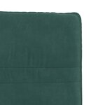 vidaXL Chaises à manger lot de 6 vert foncé velours