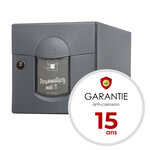 Boîte aux lettres Soléa  2 portes Gris anthracite aspect sablé REN 0206MS