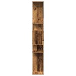 vidaXL Bibliothèque chêne fumé 92x29x188 cm bois d'ingénierie