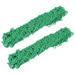 vidaXL Filets à foin 2 Pièces rectangulaire vert 200x120 cm PP