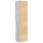 vidaXL Bibliothèque sonoma gris 31x24x127 cm bois d'ingénierie