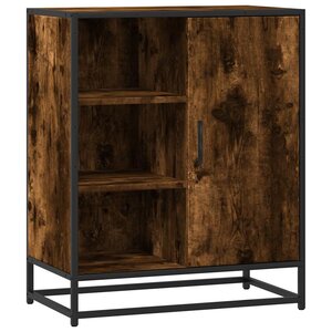 vidaXL Buffet chêne fumé 62x35x76 cm bois d'ingénierie