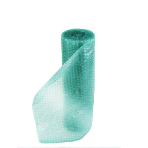 Lot de 6 rouleaux de film bulle d'air recycle largeur 40 cm x longueur 5 mètres - gamme air'roll green de la marque enveloppebulle