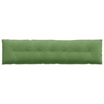 vidaXL Coussin de Dos Vert clair 200 x 50 cm Tissu en velours côtelé