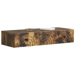 vidaXL Table d'appoint murale 87 5 x 34 5 x 17 cm Bois d'ingénierie