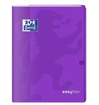 Cahier EASYBOOK Agrafé 24 x 32cm 96 pages Séyès 90g Violet OXFORD