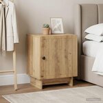 vidaXL Cabinet de chevet 2 pièces Chêne artisanal 43 x 34 5 x 50 cm