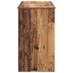 vidaXL Table de Toilette avec tiroir Bois ancien 100 x 45 x 76 cm