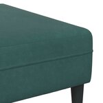 vidaXL Canapé de salon 3 Pièces Vert foncé 250 x 188 x 76 cm