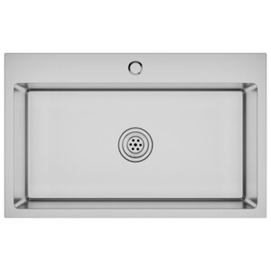 vidaXL Évier de cuisine fait main Acier inoxydable