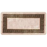 vidaXL Coureur de Tapis MARSA Noir 50 x 100 cm Polyester et PVC
