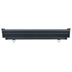 vidaXL Auvent latéral de balcon 125x250 cm Crème
