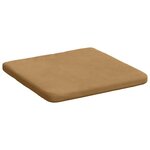 vidaXL Coussins de siège 4 Pièces Marron 40 x 40 x 3 cm Velours