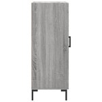 vidaXL Buffet Sonoma gris 34 5x34x90 cm Bois d'ingénierie