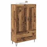 vidaXL Haut Armoire Bois Ancien 69 5 x 31 x 115 cm Bois d'ingénierie