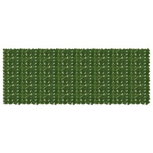 vidaXL Écran de balcon avec feuilles Vert 400 x 150 cm