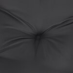 vidaXL Coussins de chaise 6 Pièces noir 40x40x7 cm tissu oxford