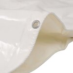 vidaXL Bâche 650 g / m² 3 x 6 m Blanc