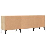 vidaXL Meuble TV chêne sonoma 150x30x50 cm bois d'ingénierie