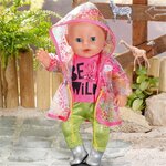 Zapf Creation 828328 - BABY Born Ensemble de pluie Arc-en-ciel luxueux et branché pour poupée de 43 cm