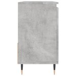 vidaXL Armoire de salle de bain gris béton 65x33x60 cm