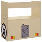 vidaXL Table et chaises enfant 3 Pièces Véhicule tout-terrain MDF