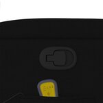 vidaXL Fauteuil de massage inclinable noir tissu