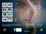 Collector 8 timbres - Terre du Sud - Lettre Verte