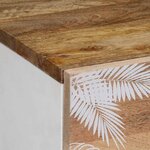 vidaXL Buffet 60x33 5x75 cm bois de manguier massif