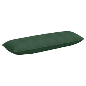vidaXL Coussin de Dos Vert Jungle 140 x 50 cm Tissu en velours côtelé