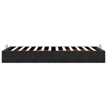 vidaXL Cadre de lit ottoman sans matelas noir 90x190 cm velours