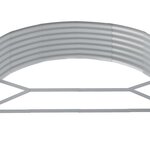 vidaXL Lit surélevé de jardin Acier galvanisé Anthracite