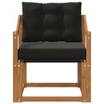 vidaXL 2 Pièce Canapé d’extérieur Bois d'Acacia Massif Naturel