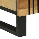 vidaXL Cabinet de chevet 50x33x60 cm Bois massif de manguier