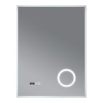 Miroir décoration moderne design LED pour salle de bain 70 x 50 cm blanc 03_0010159