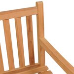 vidaXL Ensemble à manger de jardin 4 Pièces Bois de teck massif